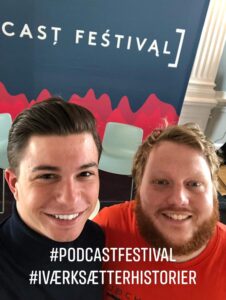 podcast festival mads Wedderkopp og esben fra iværksætterhistorier