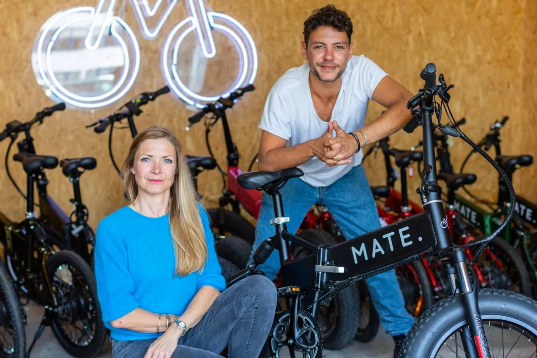 Julie Kronstrøm Carton mate og medstifter Christian Adel Michael