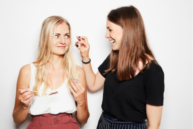 Hey Planet iværksættere - Jessica Buhl-Nielsen og Malena Sigurgeirsdottir