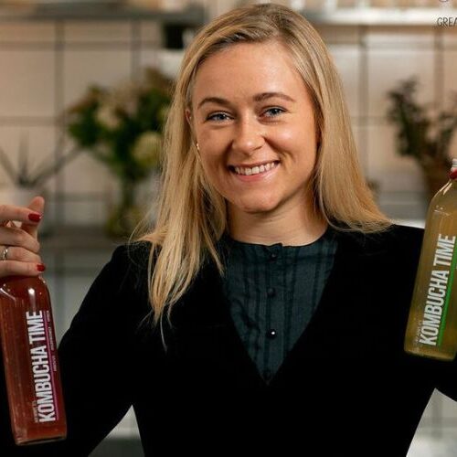 Sådan fermenterede Julie Boye-Hansen Kombucha Time