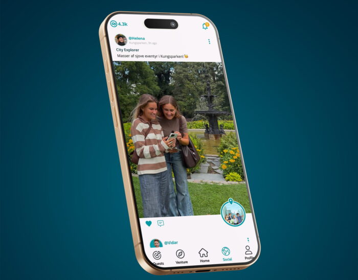 Social Vibes app produktbillede